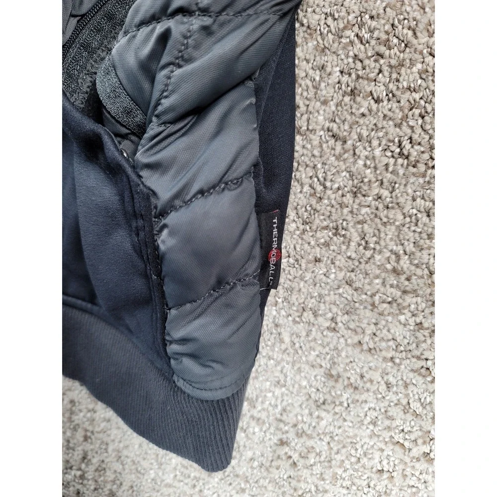 The North‎ Face Mens Kilowatt Thermoball Hybrid Hoodie Full Zip Jacket Black